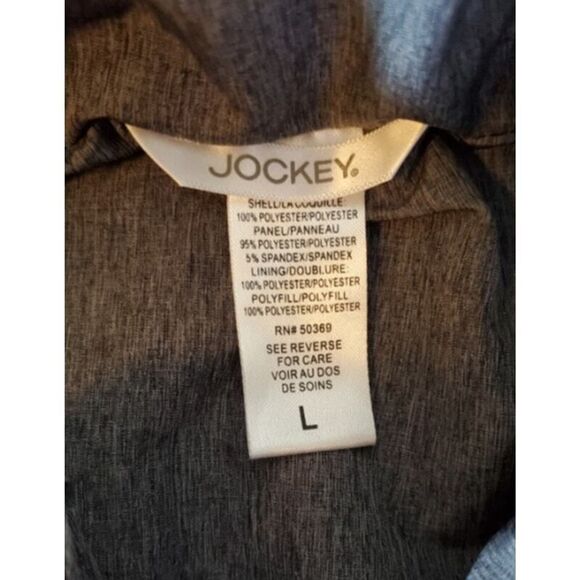 Jockey  Vest Women's Large Gray Red Quilted Zippered - Picture 3 of 4